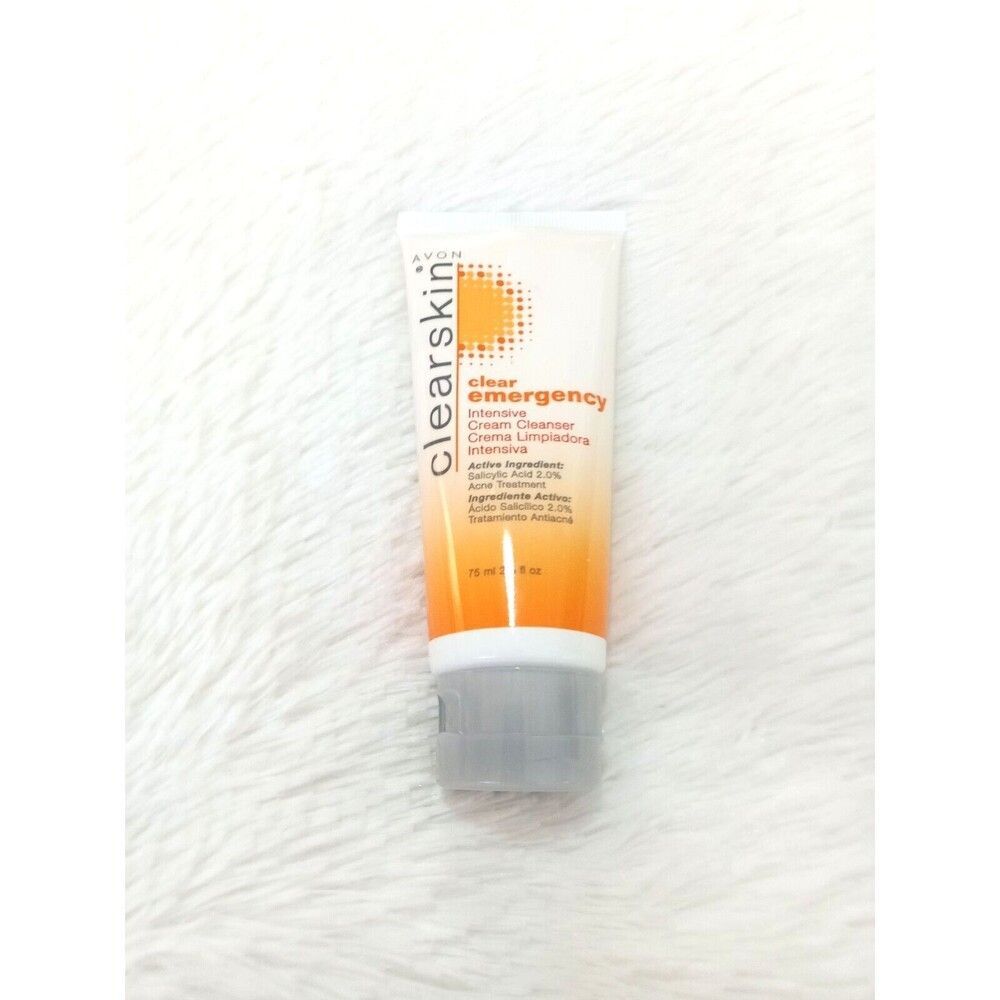 AVON CLEARSKIN Clear Emergency Intensive Cream Cleanser (2.5 floz) "RARE" SEALED